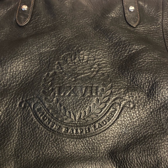 Vintage Ralph Lauren Leather bag 1967 authentic Polo purse - Picture 3 of 9